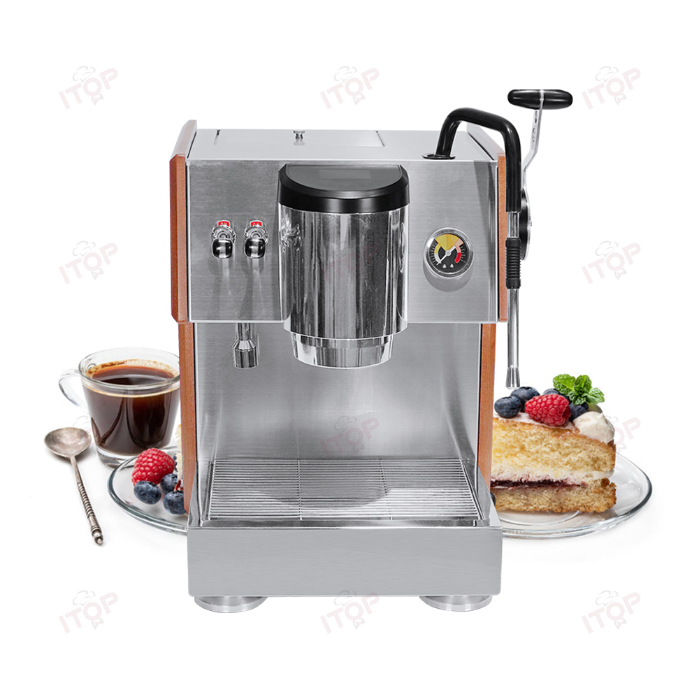 ماكينة قهوة إسبريسو كهربائية ذ - مراجعة Semi Automatic Espresso Machine Pid وسعره