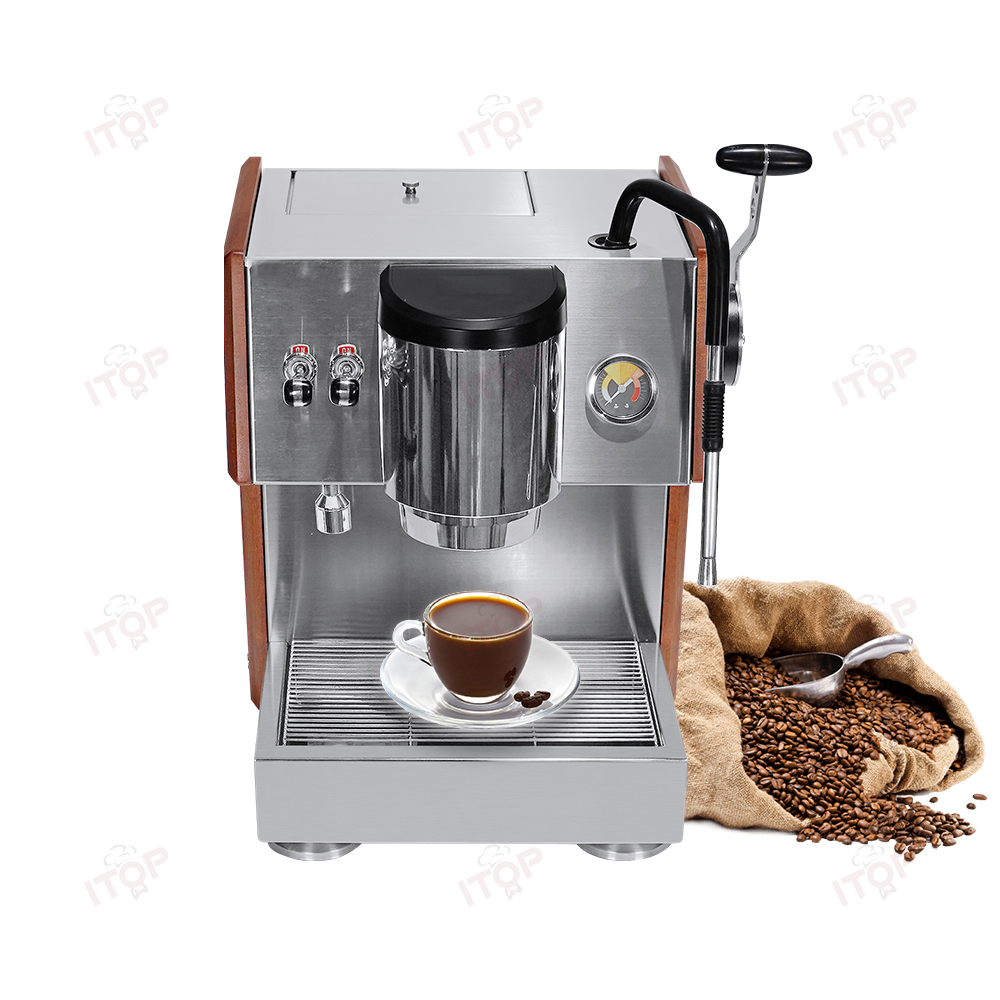 ماكينة قهوة إسبريسو كهربائية ذ - مراجعة Semi Automatic Espresso Machine Pid وسعره