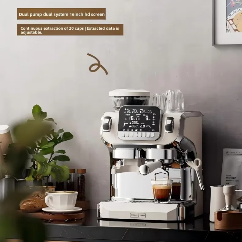 ماكينة إسبريسو أوتوماتيكية جدي - مراجعة Espresso Machine Dual Boiler وسعره