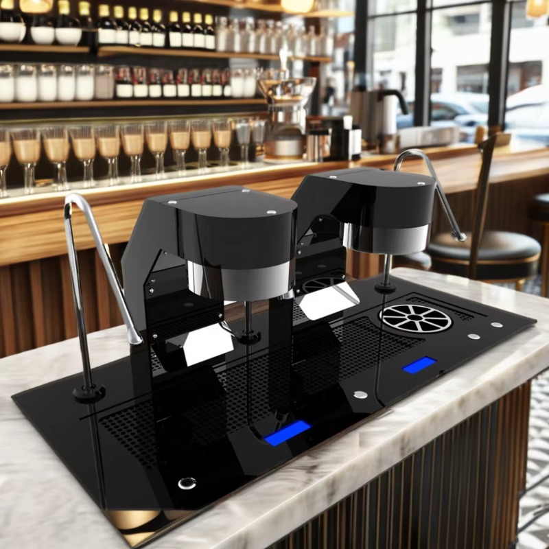 ماكينة قهوة تجارية متعددة الوظ - مراجعة Commercial Coffee Machine 3 Group وسعره