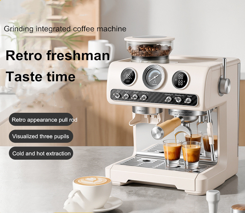 ماكينة قهوة إسبريسو شبه أوتوما - مراجعة Espresso Machine Flow Control وسعره
