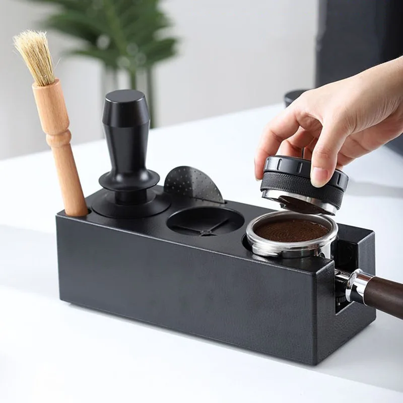 محطة توزيع وضغط القهوة مع مجمو - مراجعة Espresso Tamper Station وسعره