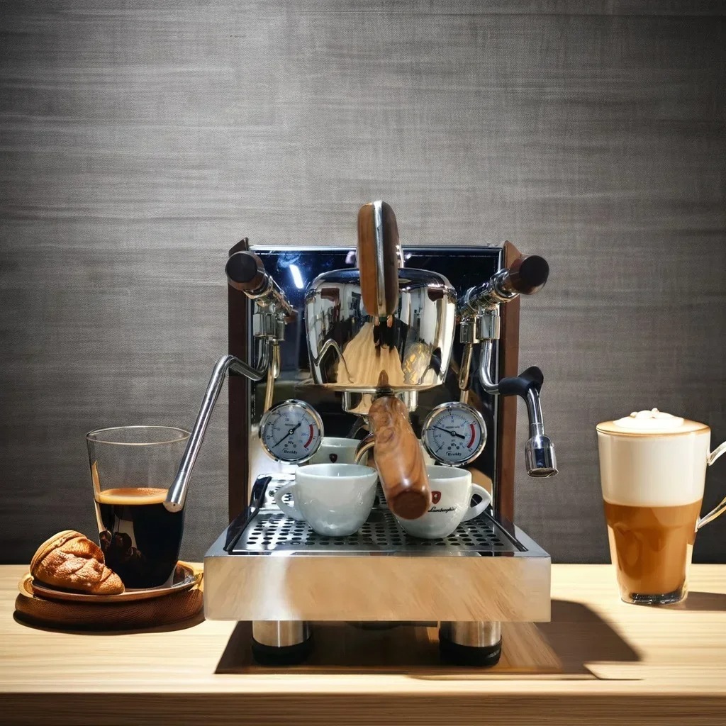 ماكينة قهوة إسبريسو شبه أوتوما - مراجعة Espresso Machine 1 Group E61 وسعره