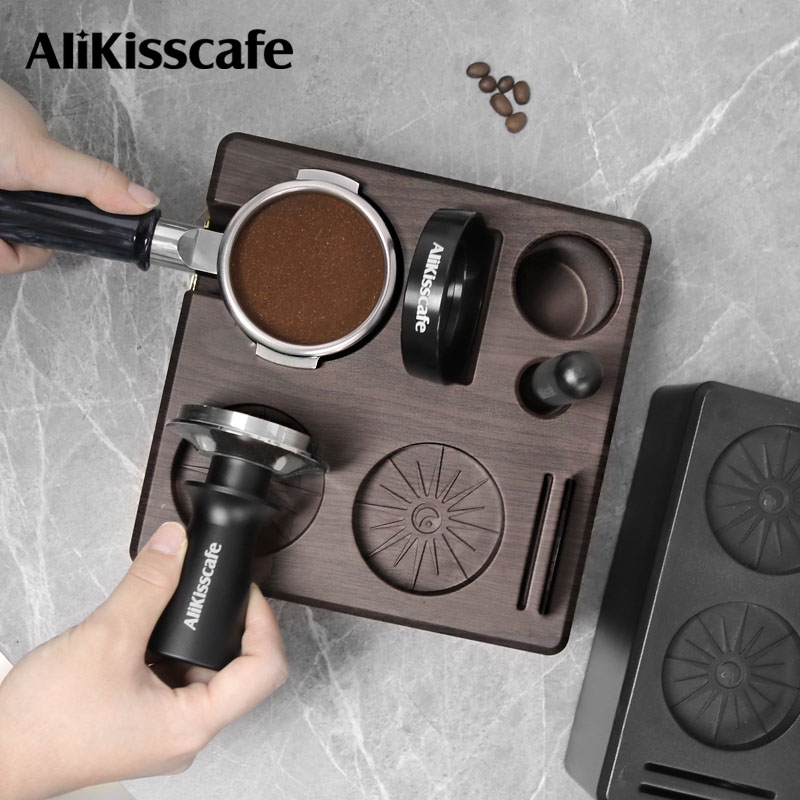 حامل مكبس القهوة وحامل بورتافل - مراجعة Espresso Tamper Station وسعره