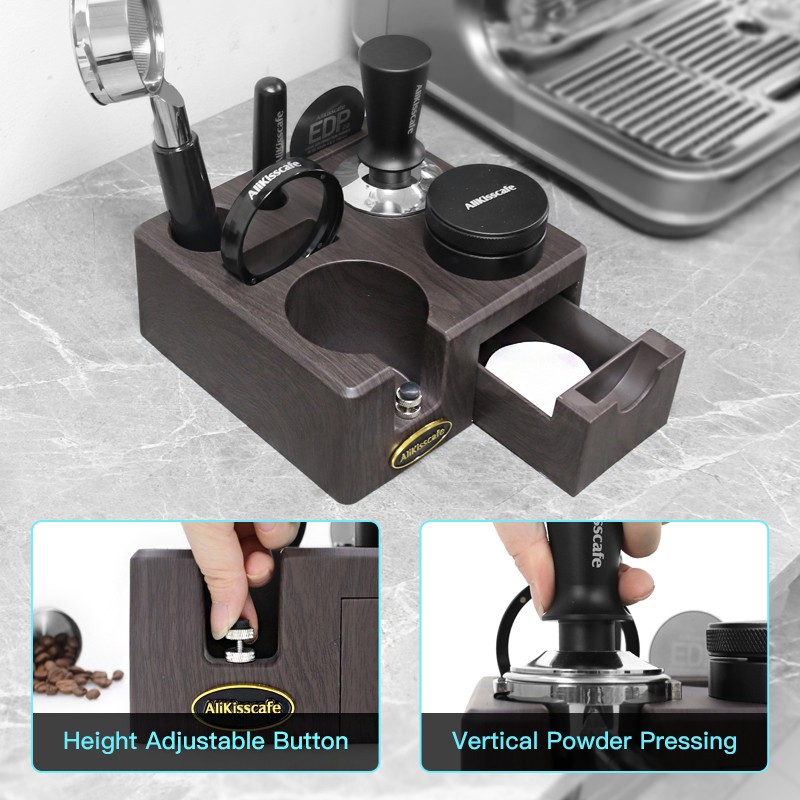 حامل مكبس القهوة وحامل بورتافل - مراجعة Espresso Tamper Station وسعره