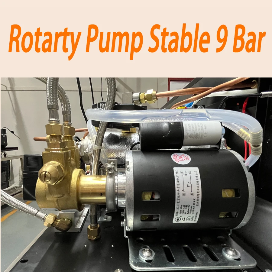 ماكينة صنع القهوة شبه الأوتوما - مراجعة Espresso Machine Rotary Pump وسعره